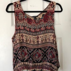 Flowy, short tank top